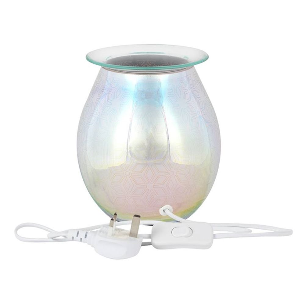 3D Geometric Flower Light Up Electric Oil Burner